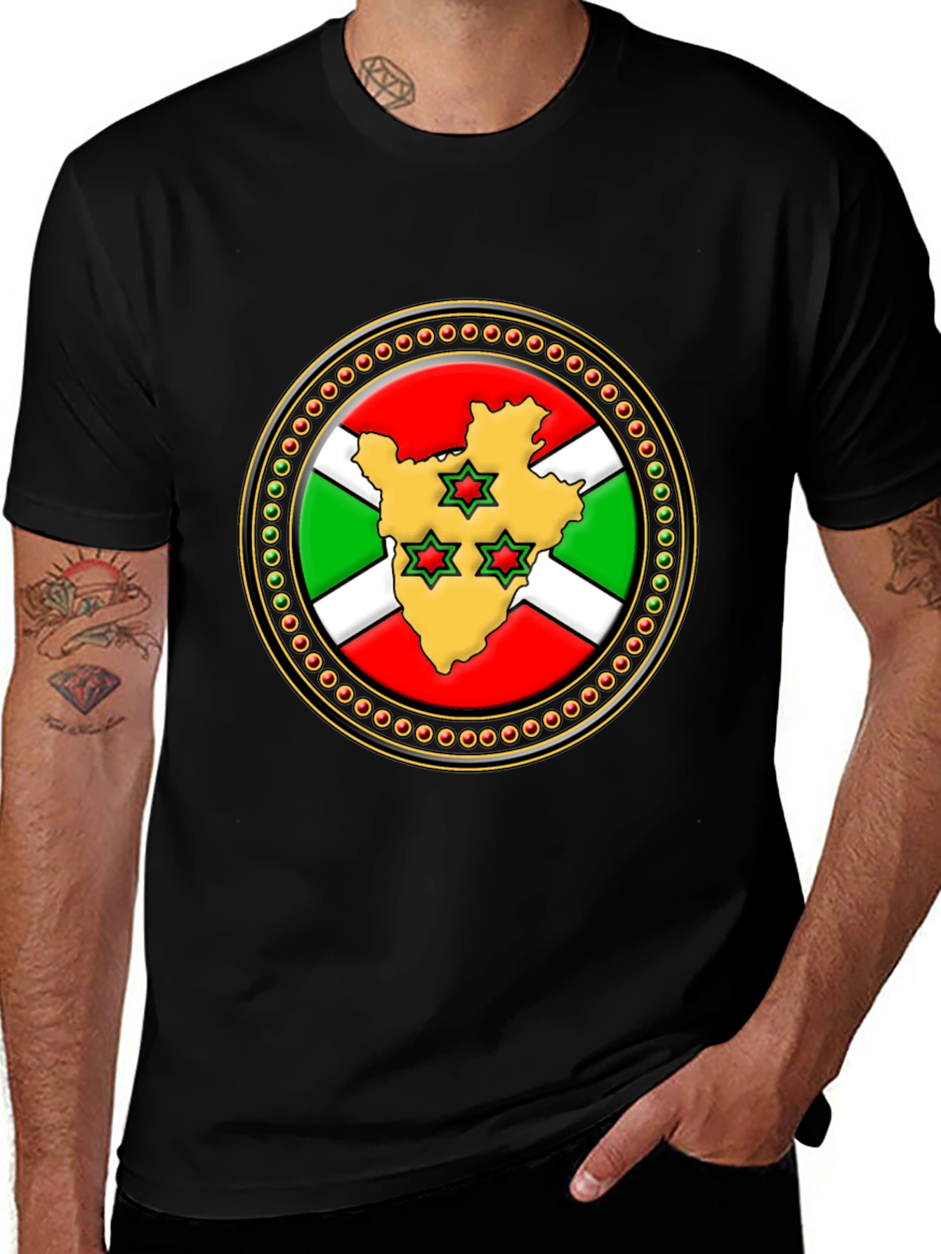 Burundi Flag T-Shirt - Africa Pride