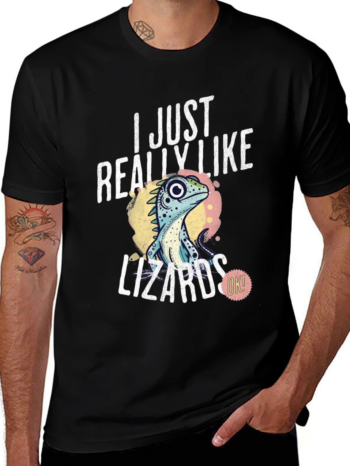 Variant 26 of I Just Really Like Lizards T-Shirt - Unique Reptile Lover Tee