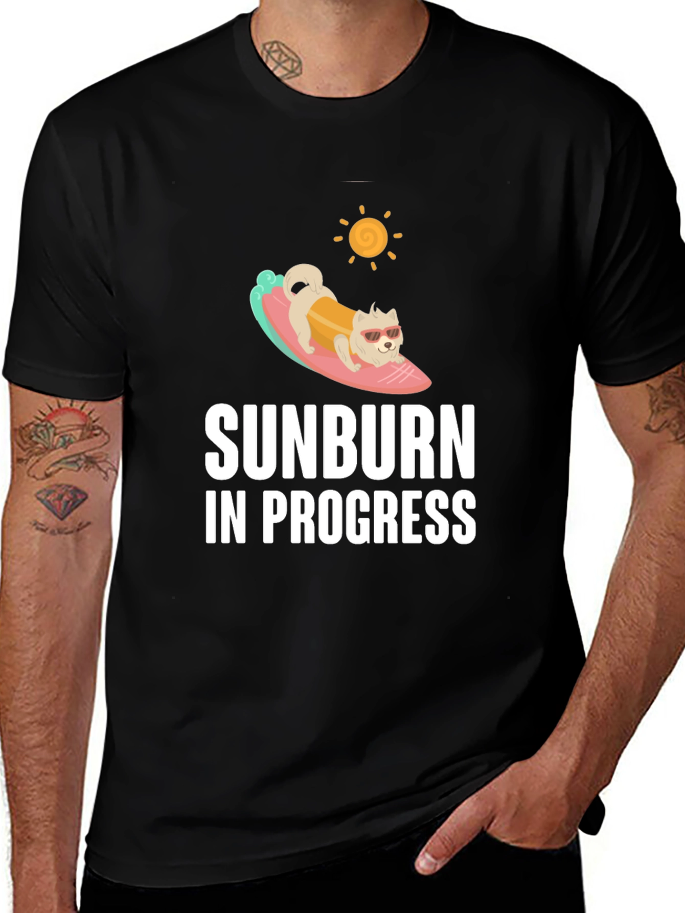 Variant 28 of Sunburn In Progress T-Shirt