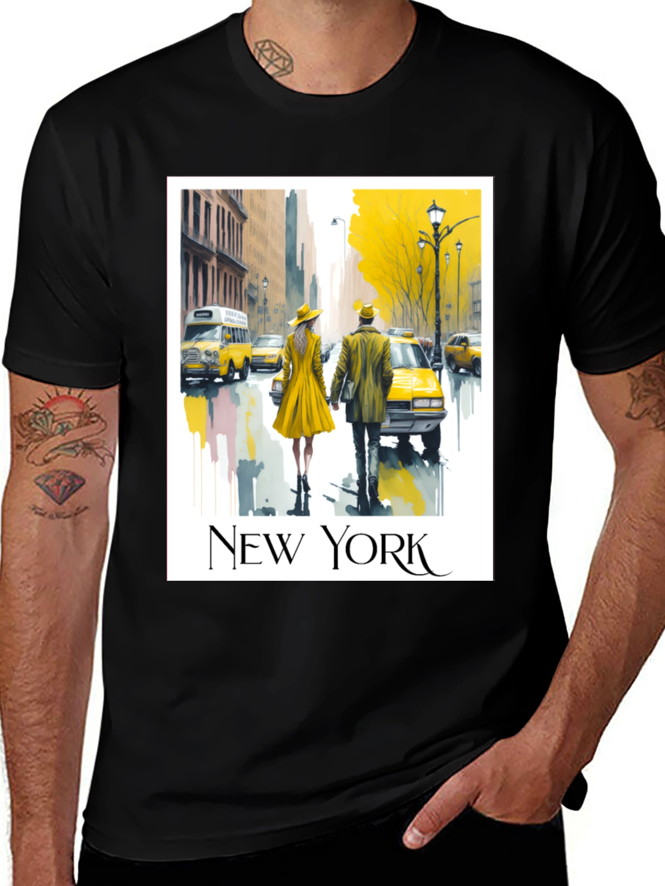 Variant 20 of New York Cityscape Graphic Tee