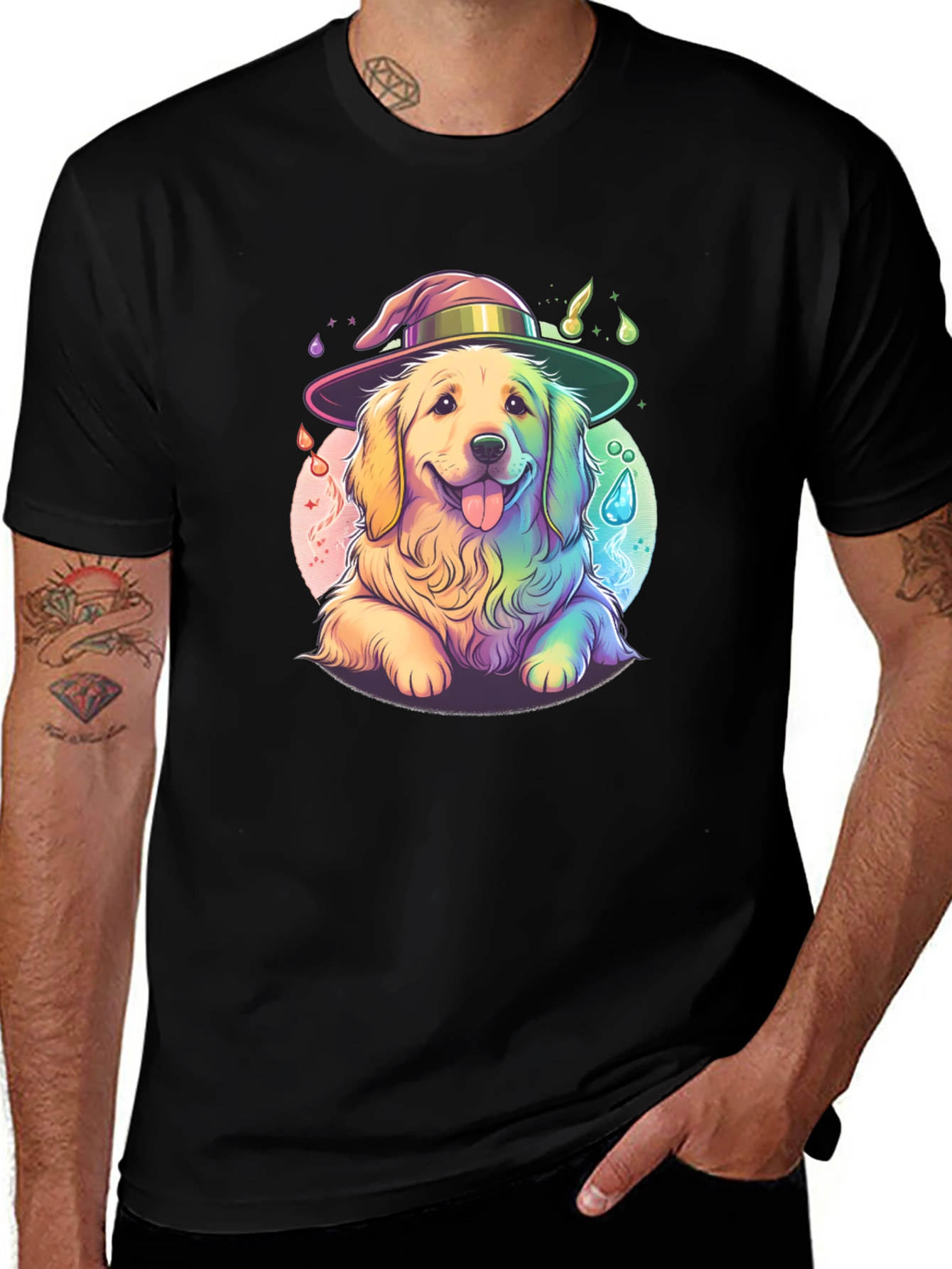 Variant 10 of Whimsical Dog Graphic Tee