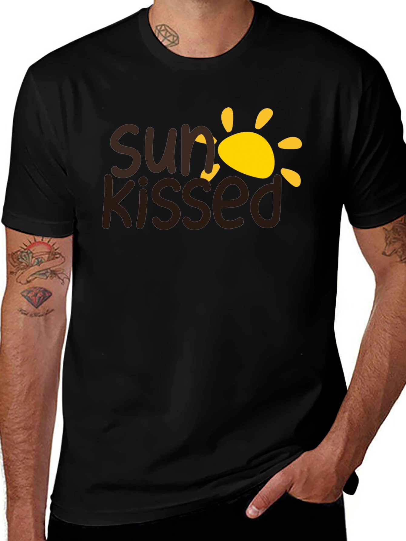 Variant 15 of Sun Kissed Graphic T-Shirt - Trendy Casual Wear