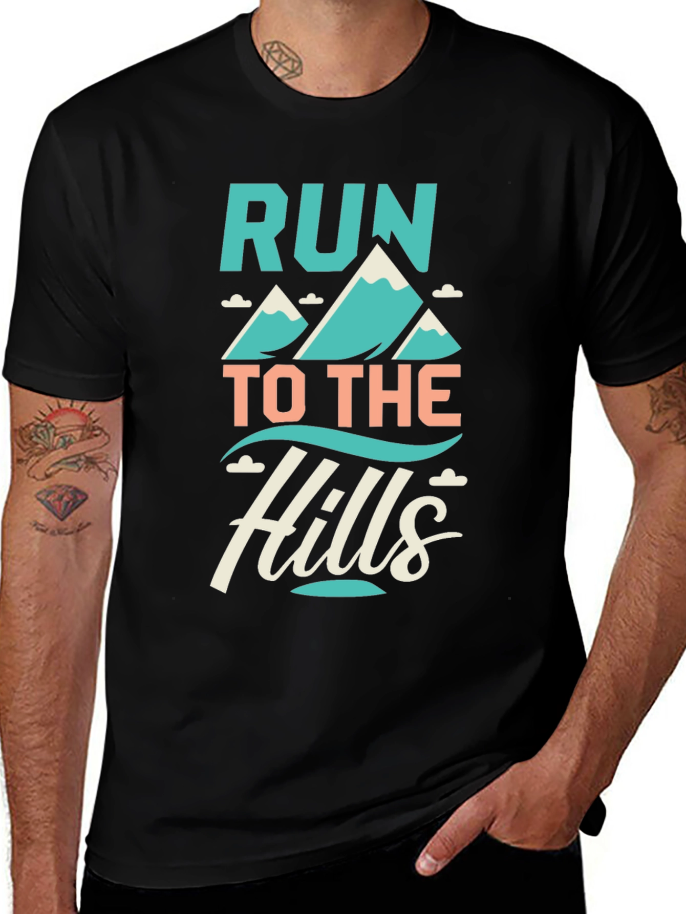 Variant 14 of Run To The Hills Graphic Tee