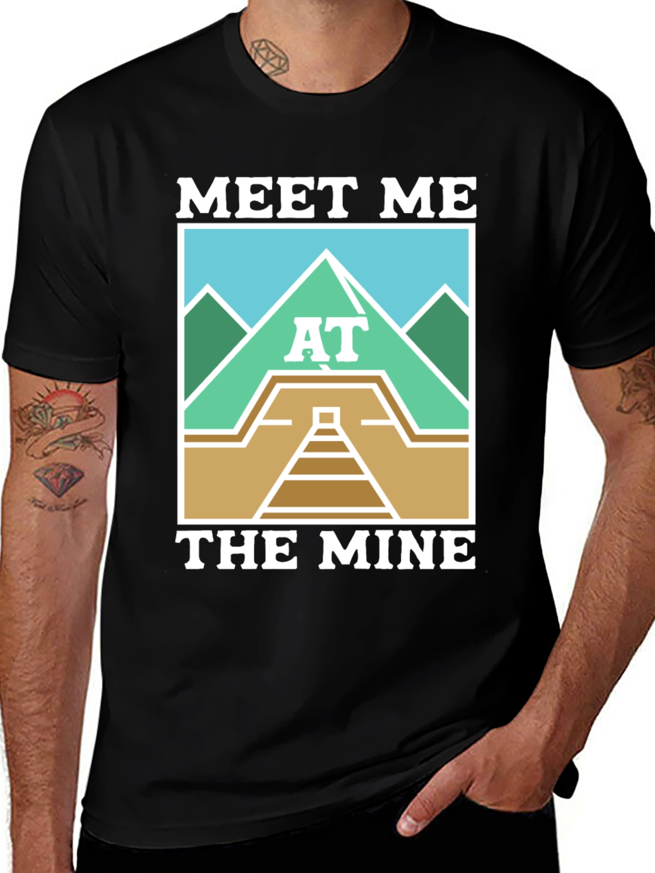 Variant 24 of Meet Me at The Mine T-Shirt - Cool Graphic Tee