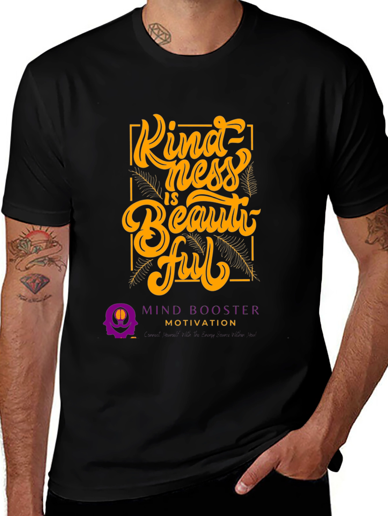 Variant 9 of Kindness is Beautiful Graphic Tee - Motivational T-Shirt