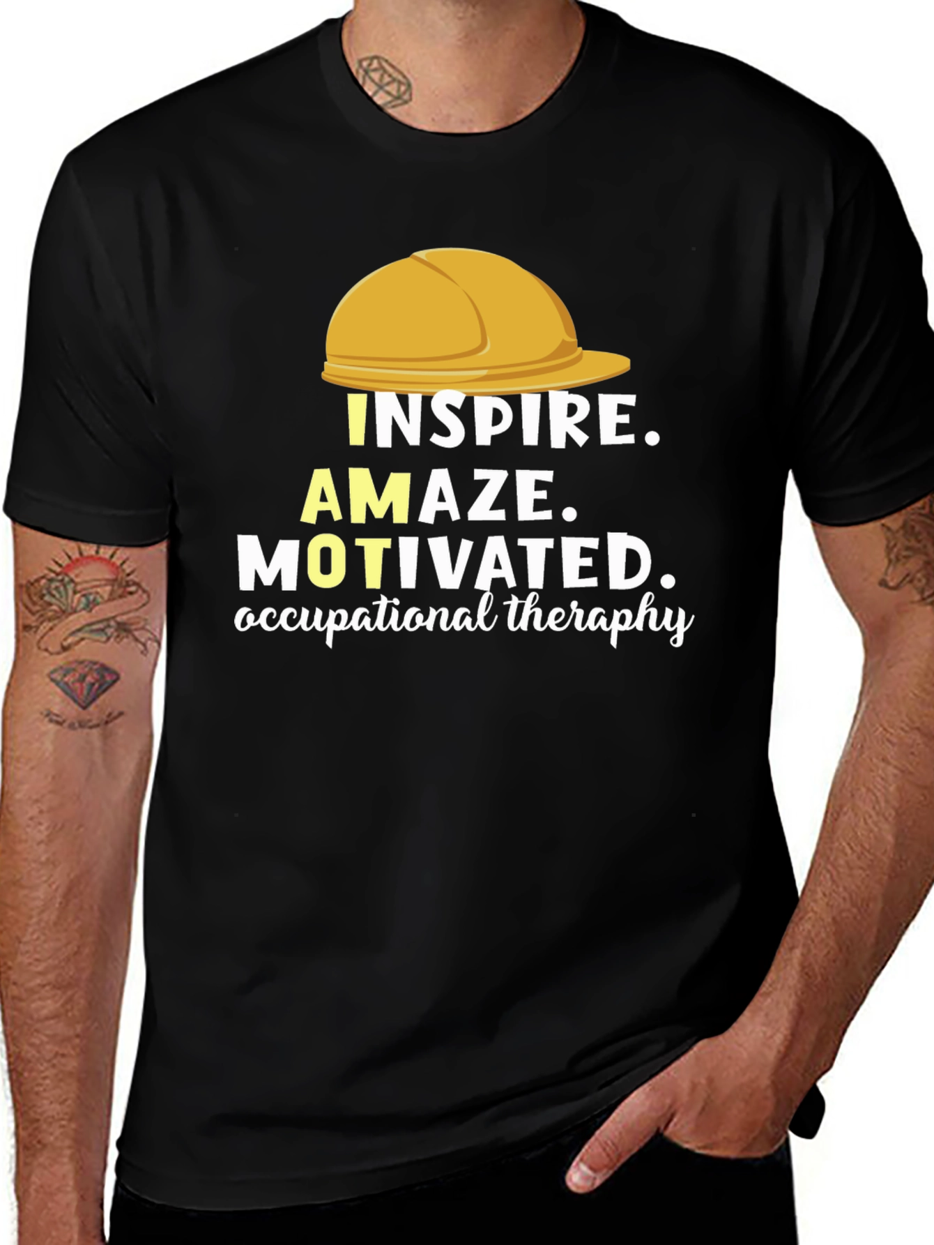 Variant 3 of Inspire Amaze Motivated Occupational Therapy T-Shirt