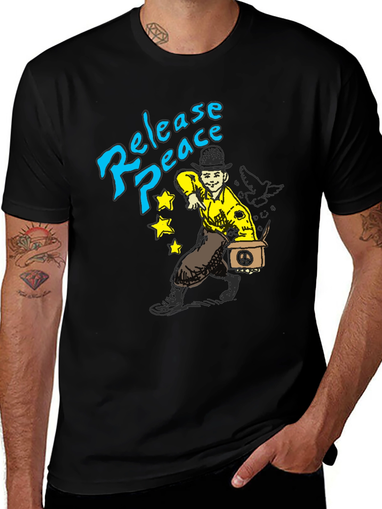 Variant 8 of Release Peace Graphic T-Shirt