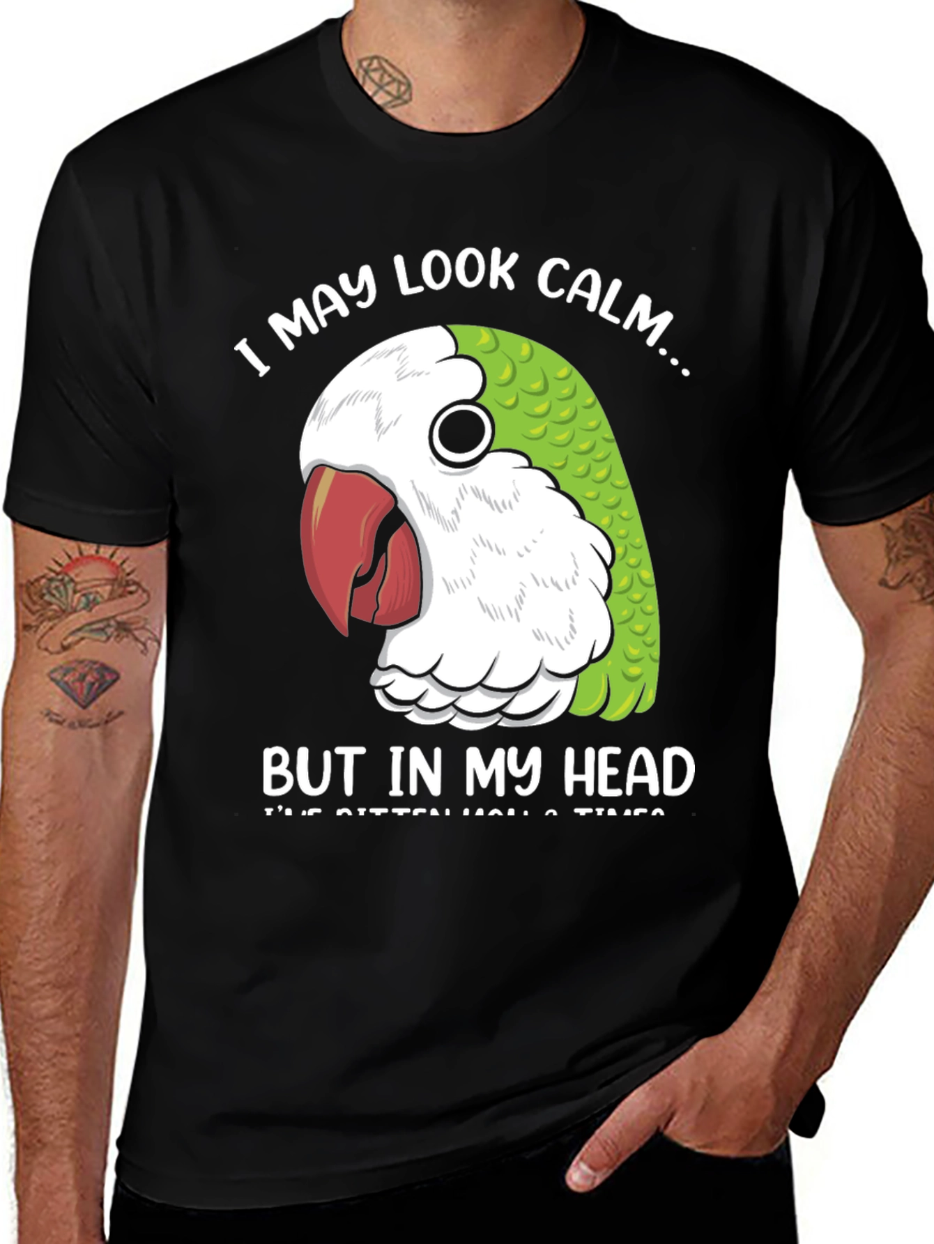 Variant 29 of Calm Parrot T-Shirt