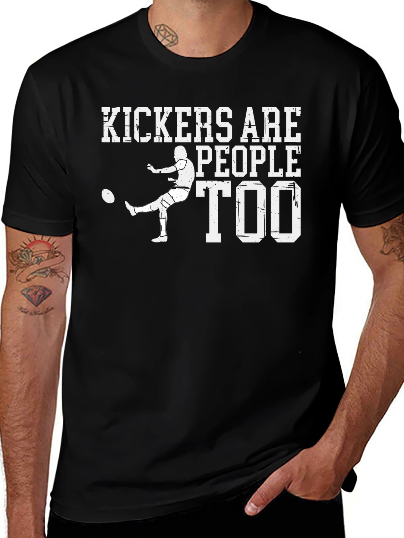 Variant 16 of Kickers Are People Too T-Shirt