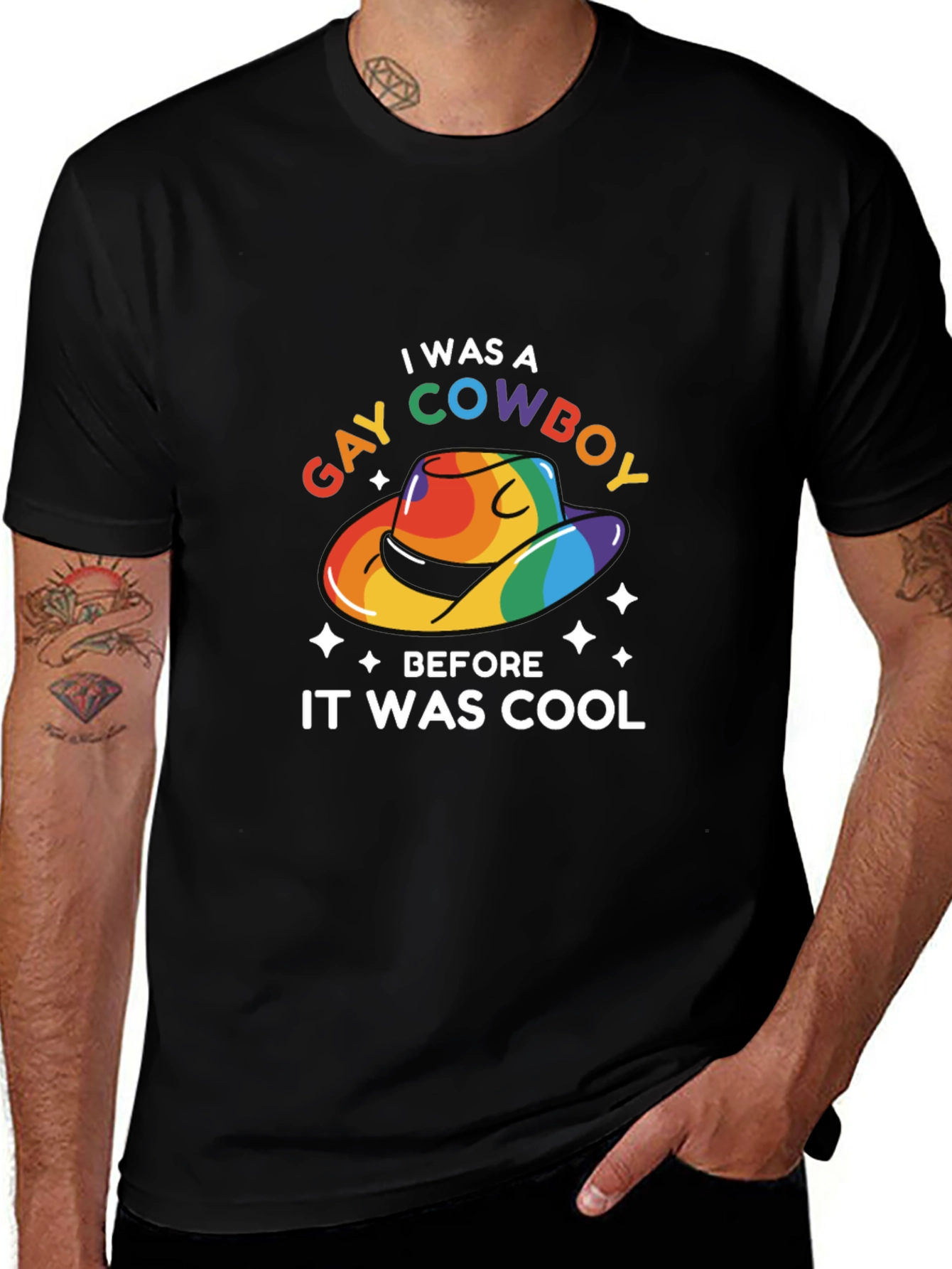 Variant 20 of Gay Cowboy T-Shirt - Pride & Humor
