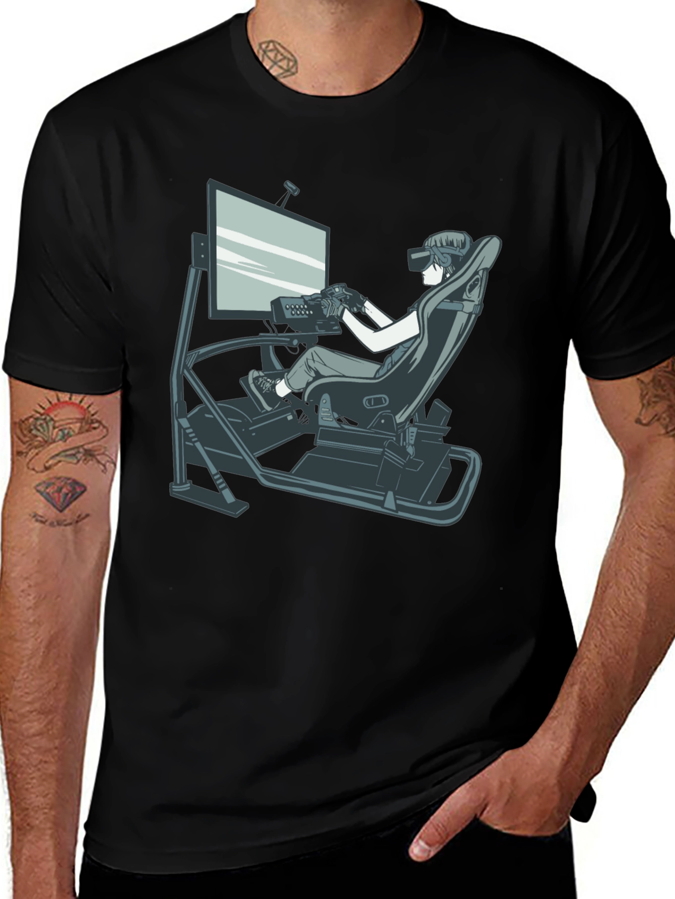 Gamer VR Racing Simulator T-Shirt
