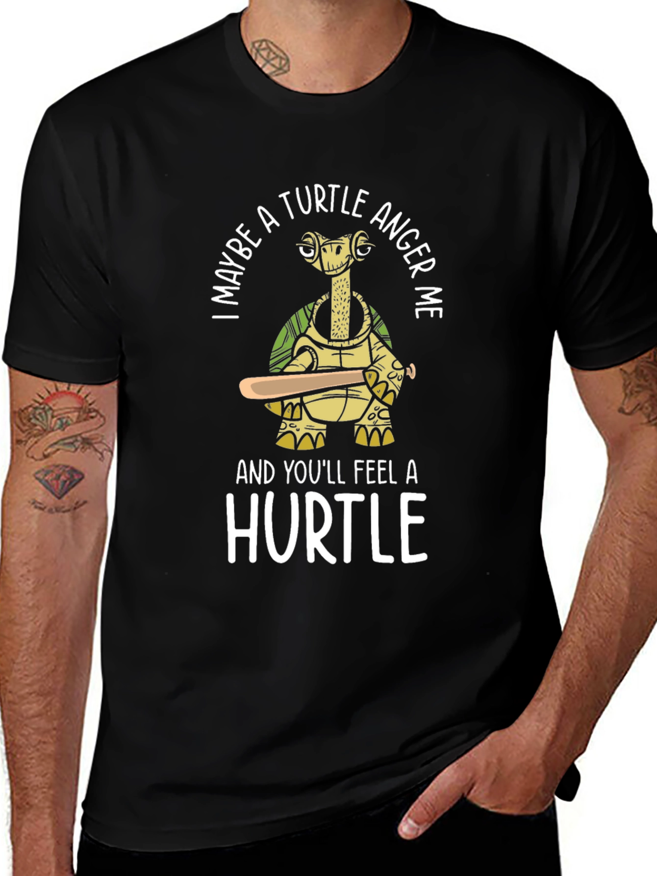 Variant 8 of Turtle Anger Hurtle Graphic T-Shirt