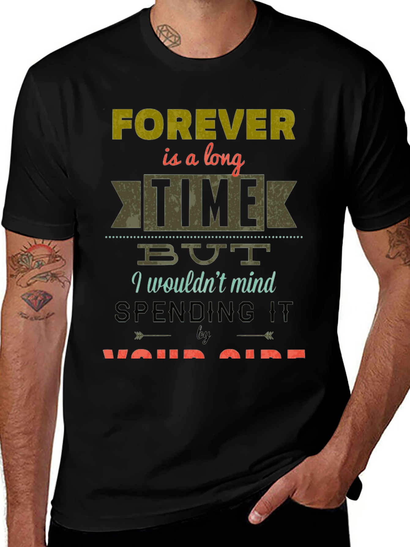 Variant 21 of Forever With You T-Shirt - Trendy Graphic Tee