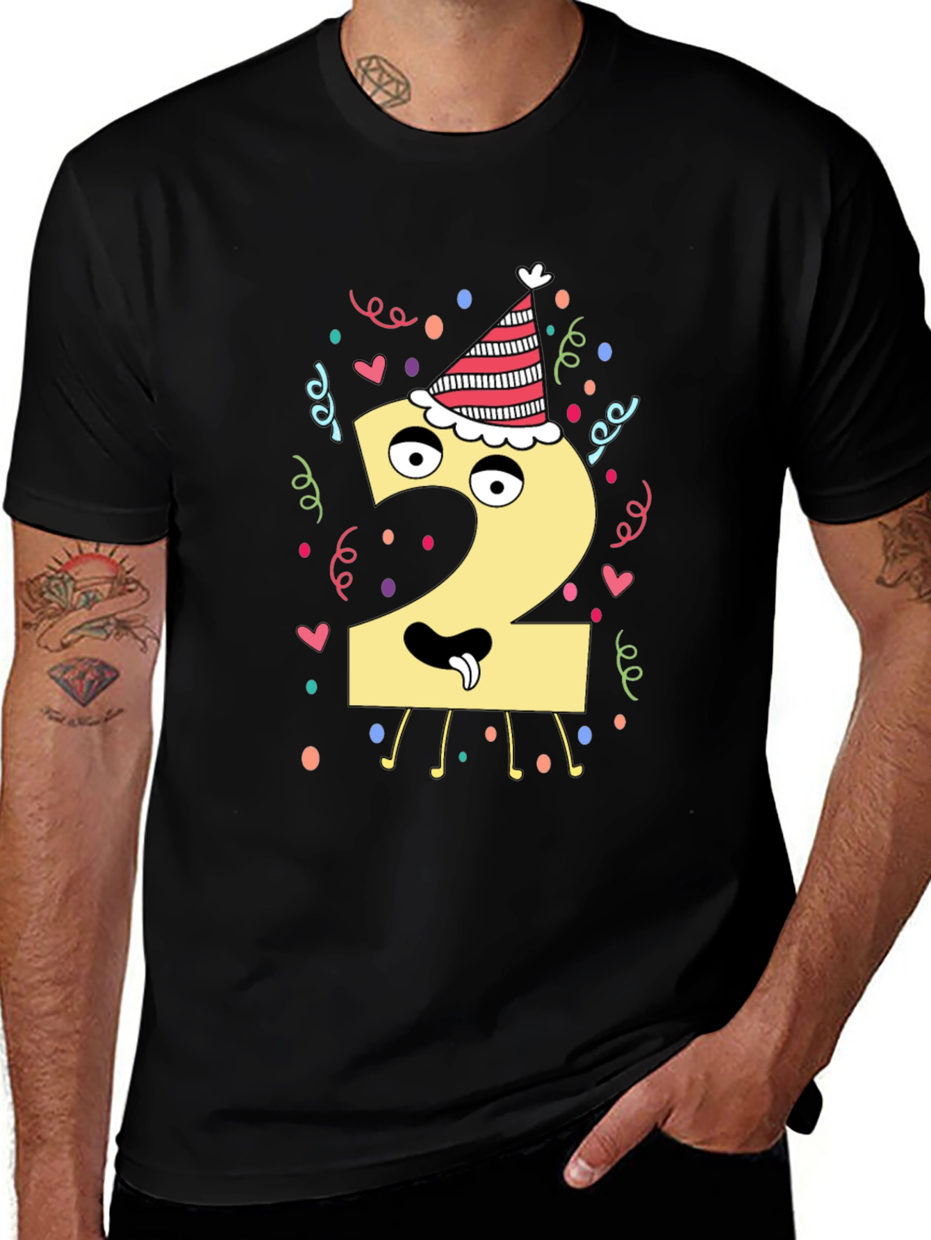 Birthday Number Two T-Shirt - Fun Party Tee