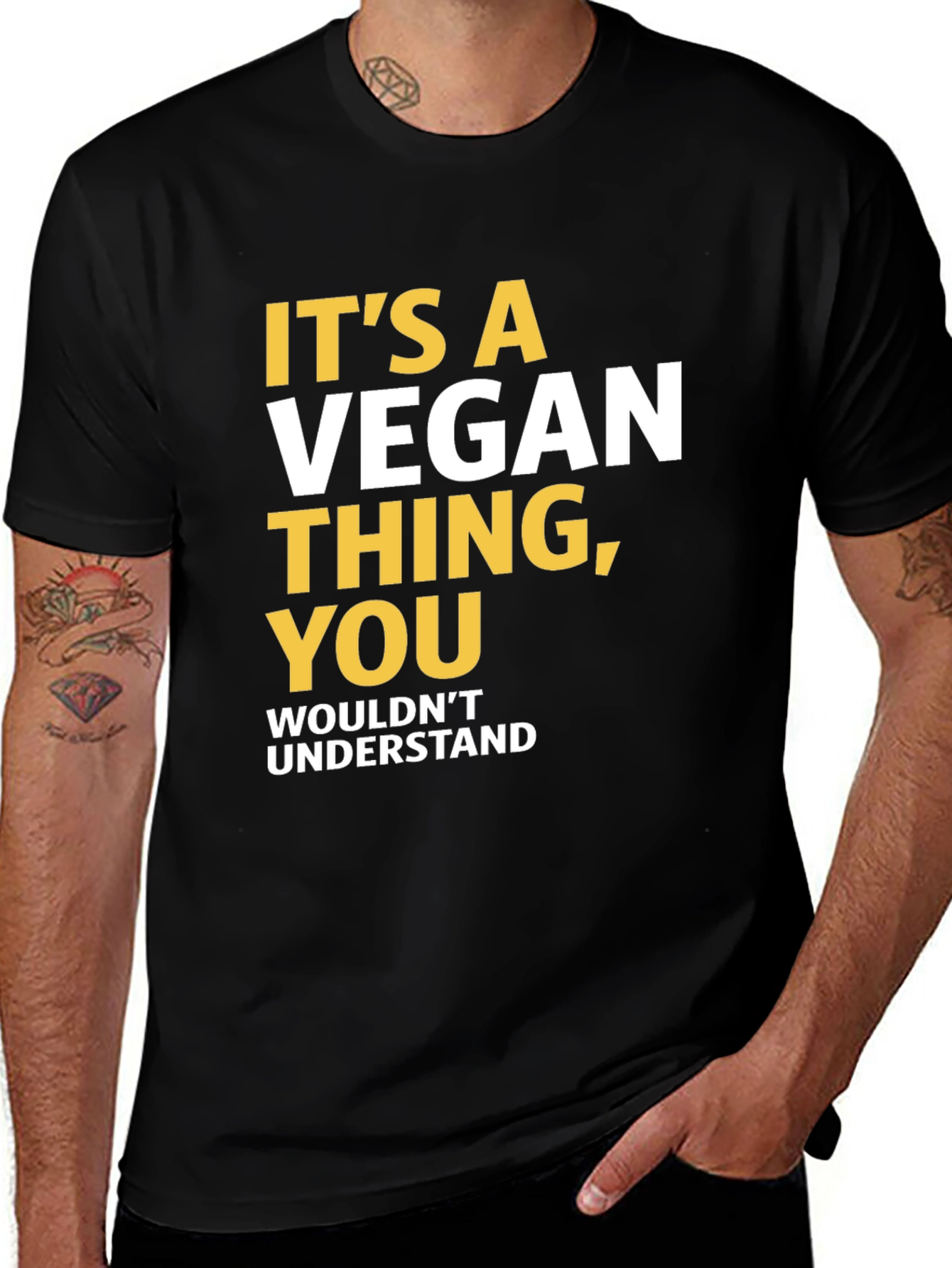 Variant 22 of Vegan Statement T-Shirt - "You Wouldn't Understand"