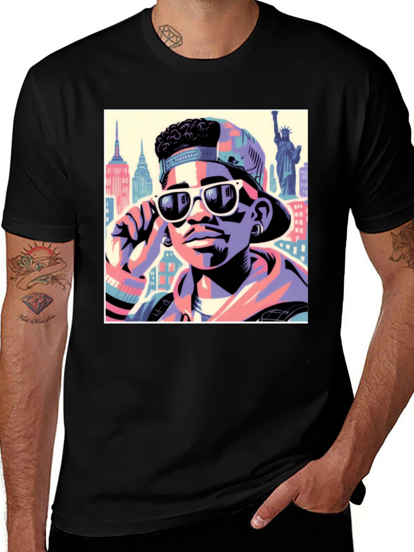 Variant 11 of Fresh Prince Style T-Shirt - Cool Graphic Tee