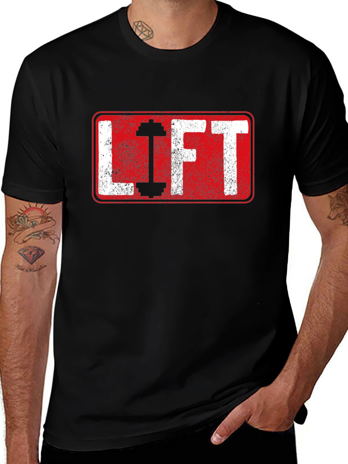Lift Weights Graphic Tee - Fitness Motivation Shirt