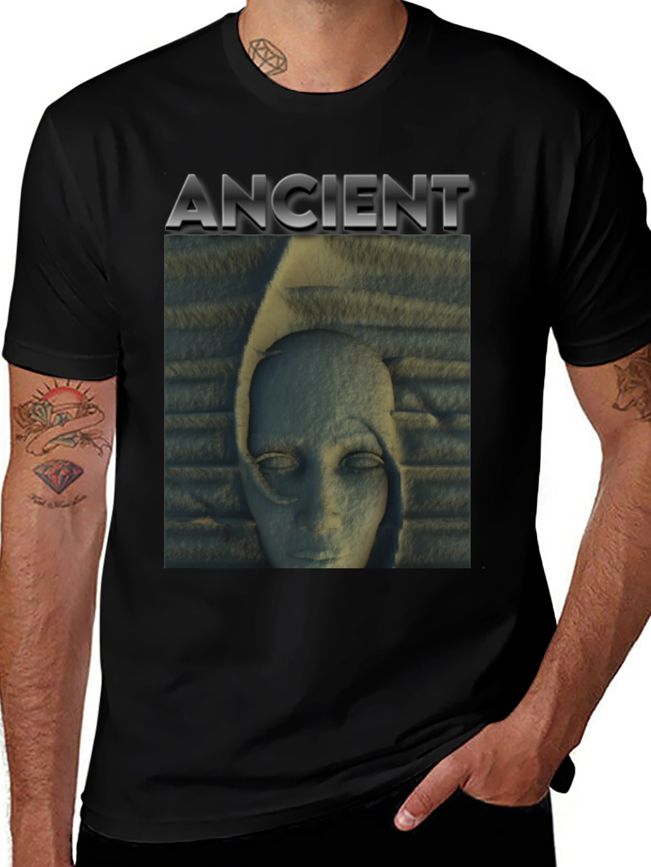 Variant 14 of Ancient Statue Graphic Tee
