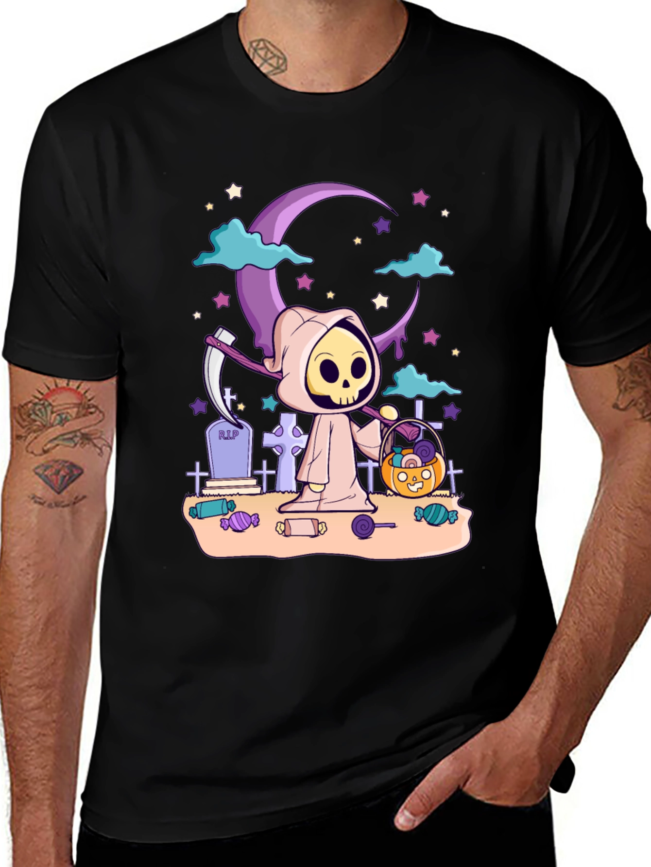 Halloween Grim Reaper T-Shirt