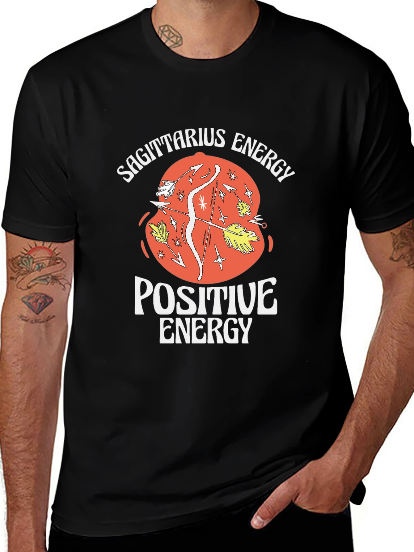 Sagittarius Energy Positive Tee Zodiac Gift