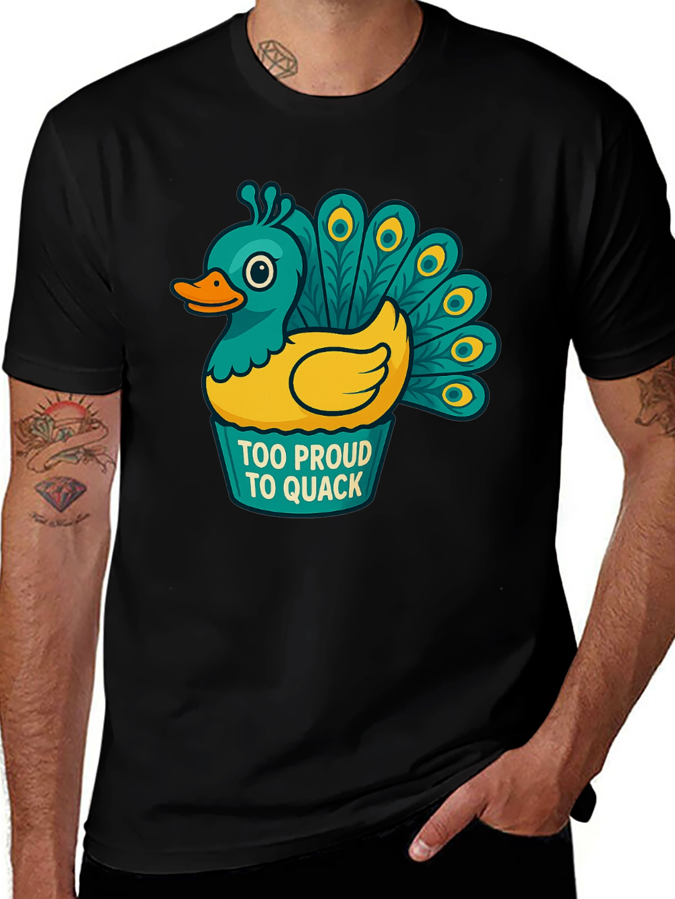 Variant 14 of Proud Duck Graphic Tee - Cute & Funny