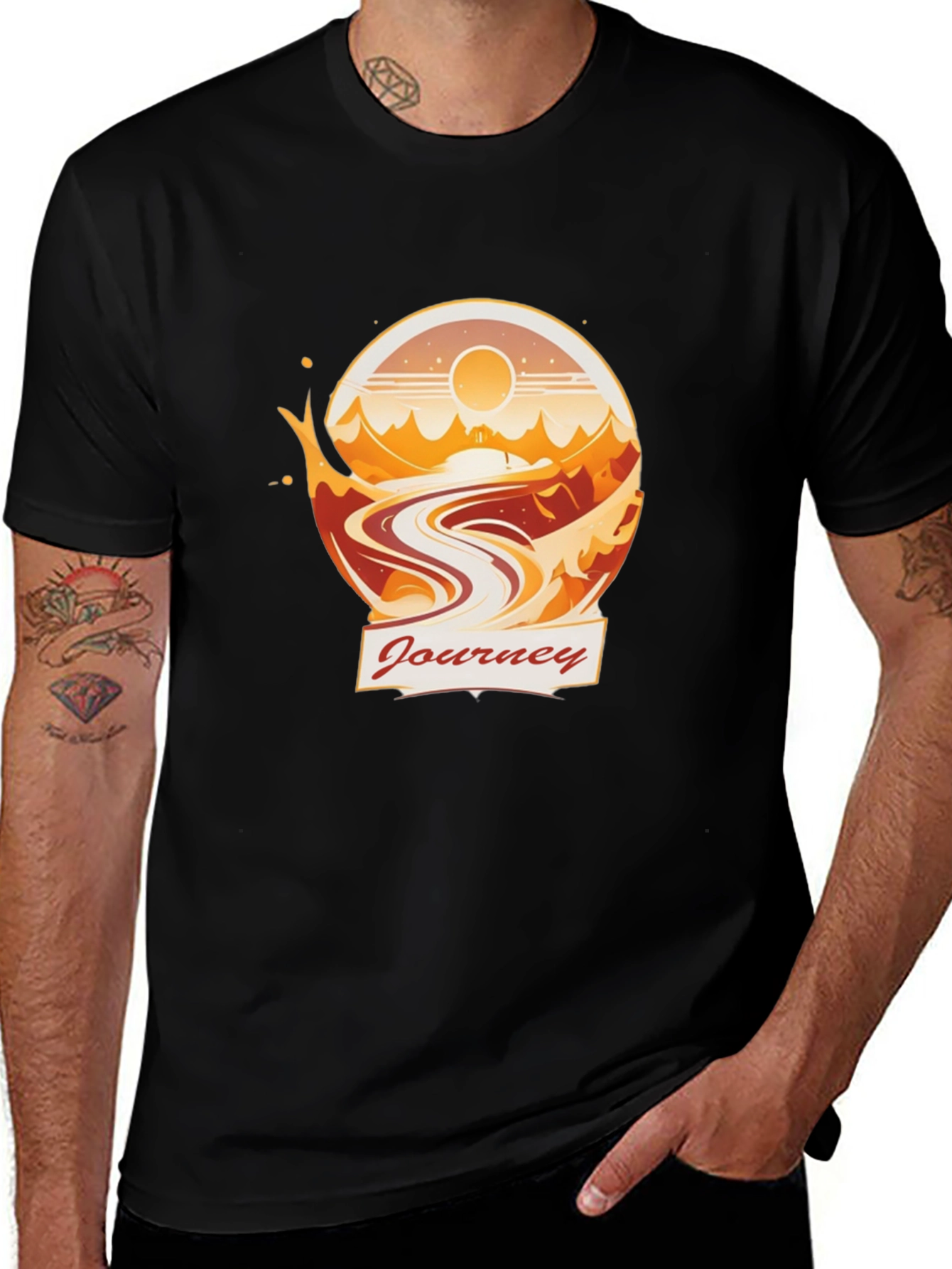 Variant 9 of Journey Graphic Tee - Adventure Awaits