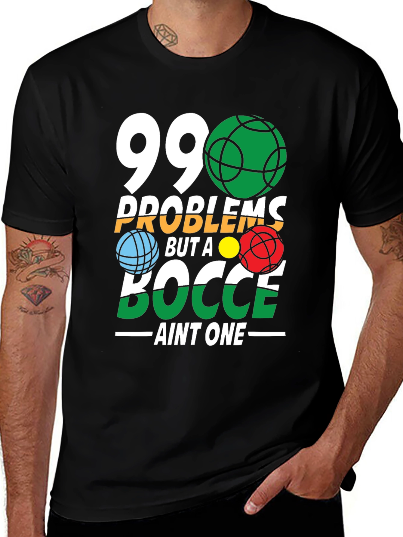 Variant 19 of 99 Problems Bocce T-Shirt
