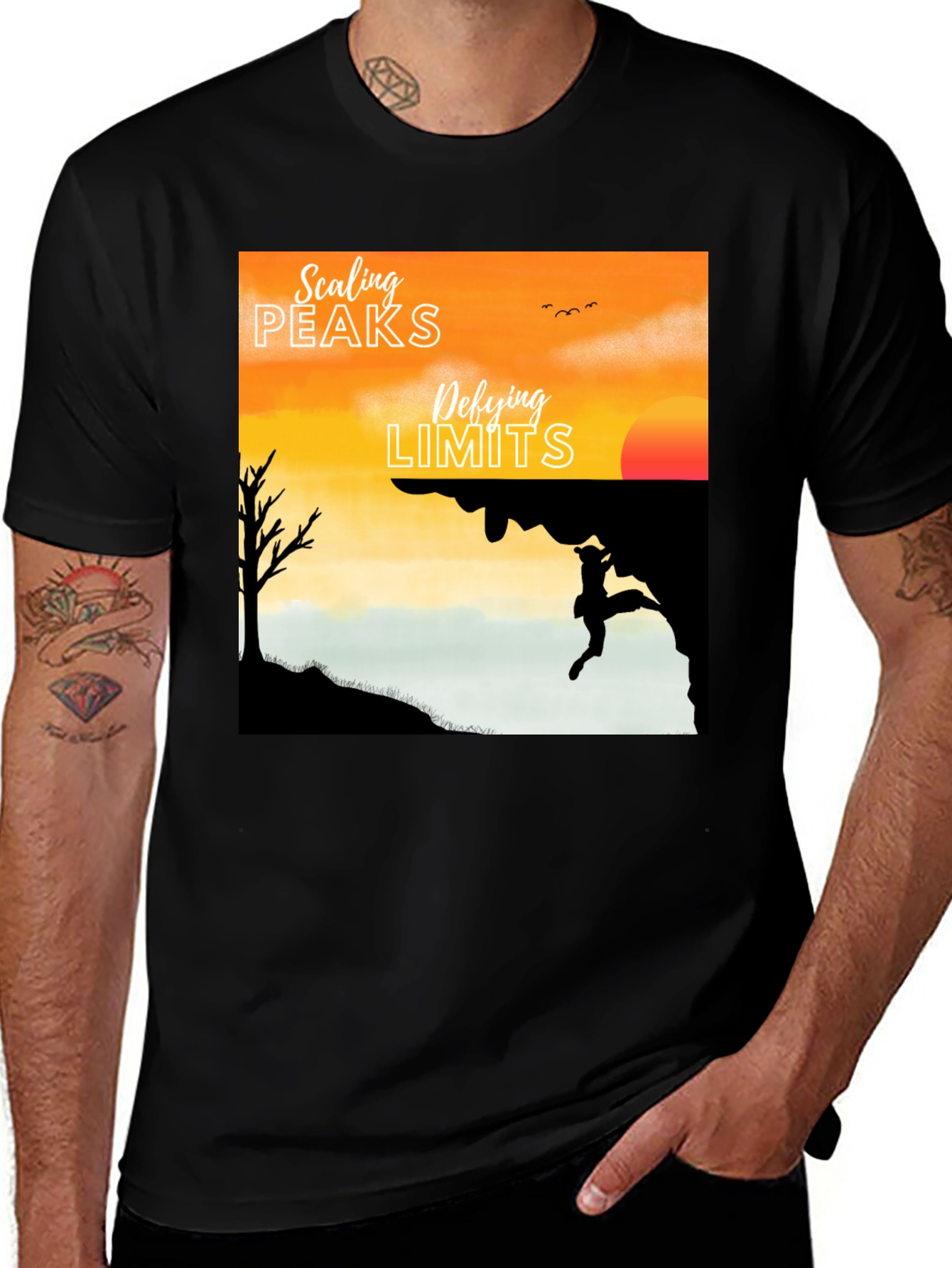 Variant 12 of Scaling Peaks T-Shirt: Defy Limits