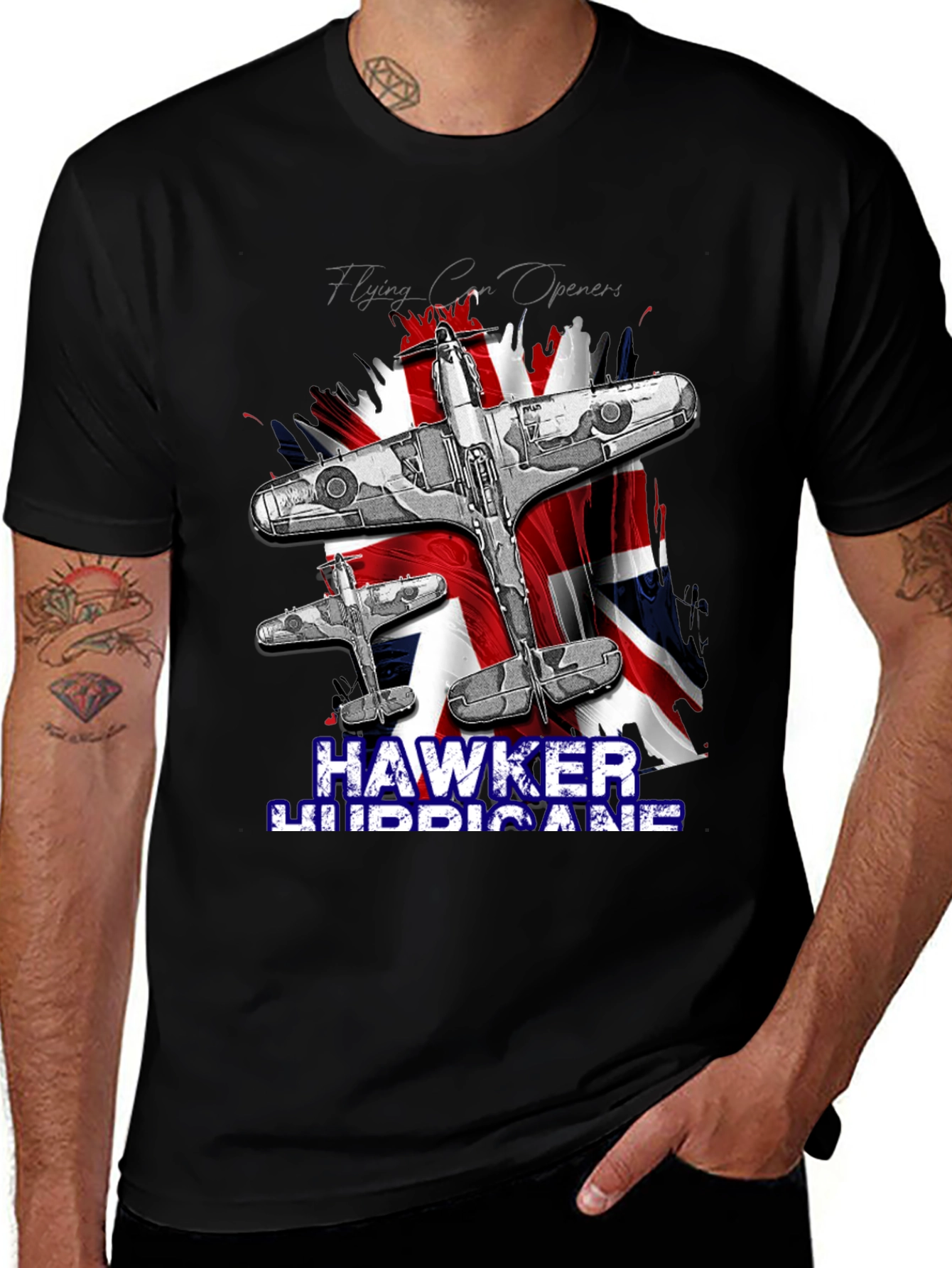 Hawker Hurricane T-Shirt - Vintage Airplane Design