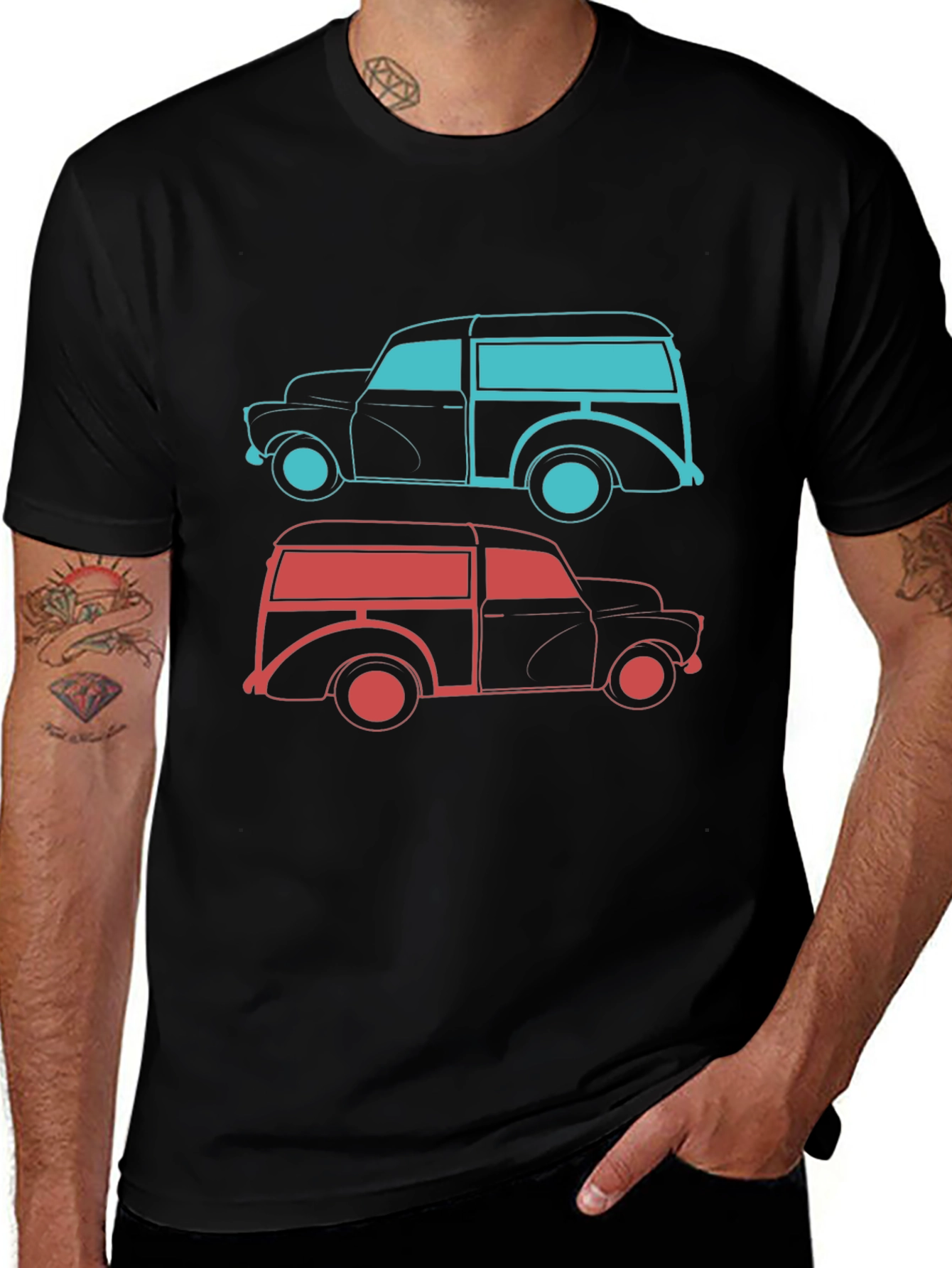 Variant 22 of Vintage Car Graphic Tee - Classic Automotive Style
