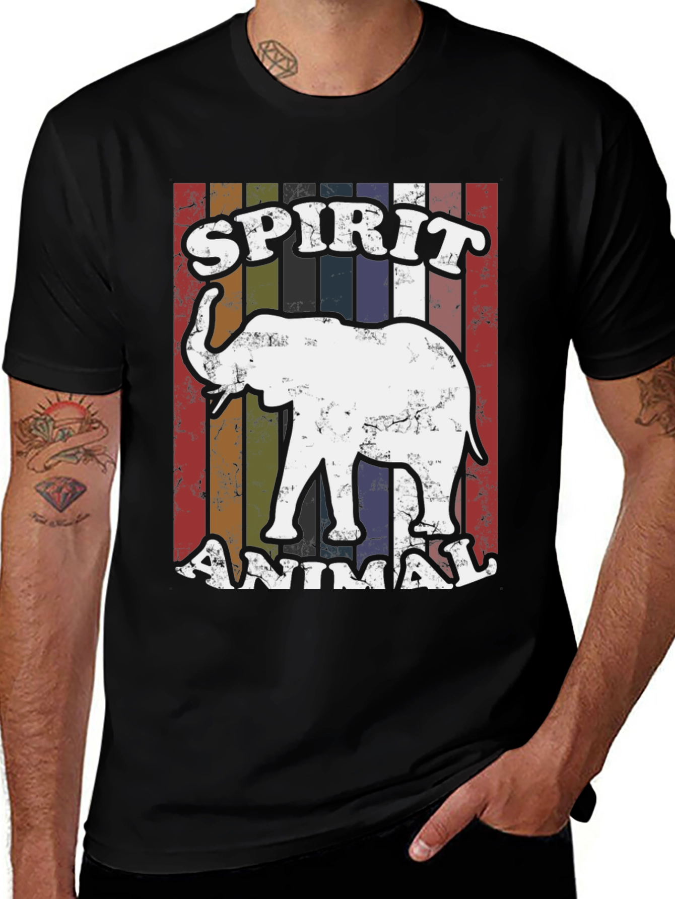 Elephant Spirit Animal Graphic Tee