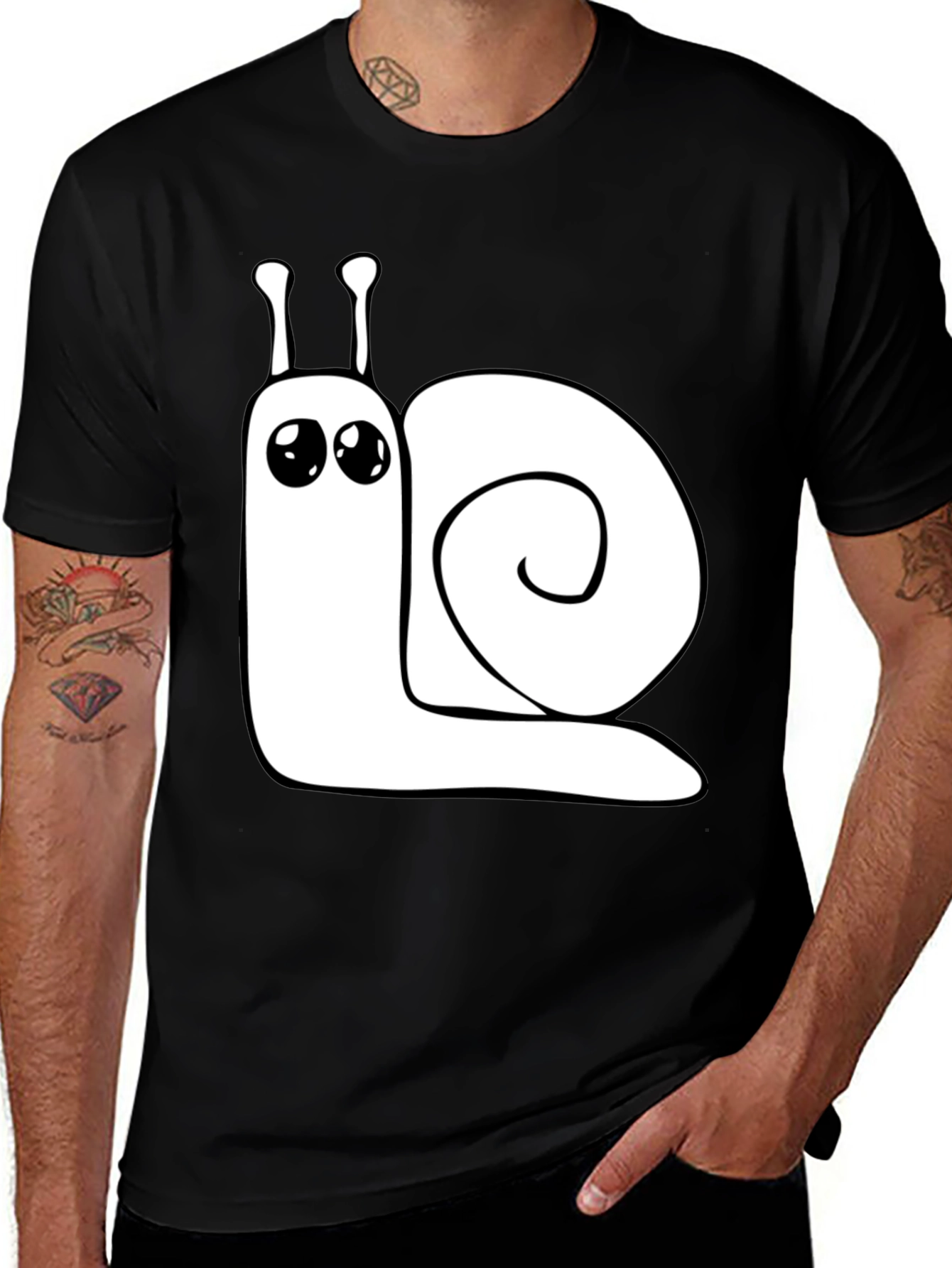 Variant 26 of Snail Graphic T-Shirt - Soft Cotton Tee