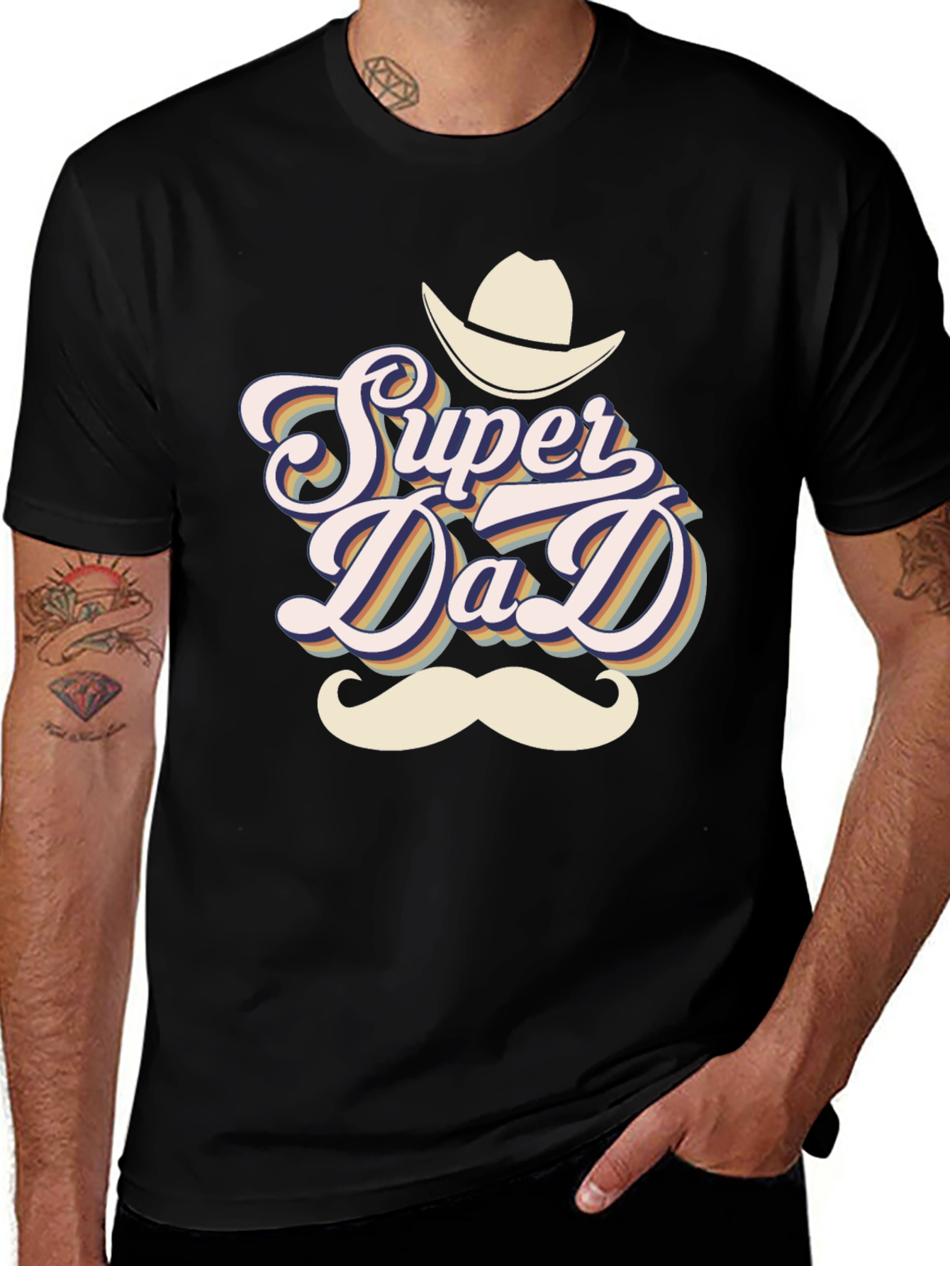 Super Dad Graphic Tee - Father's Day Gift