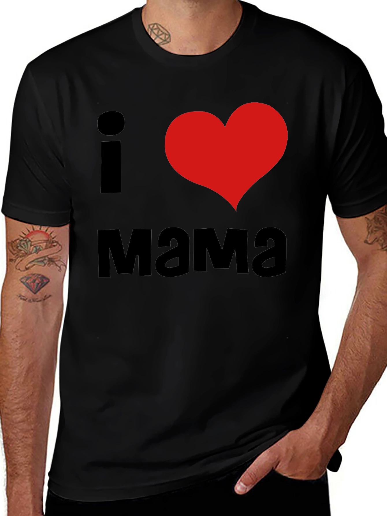 Variant 24 of I Love Mama T-Shirt - Classic Tee