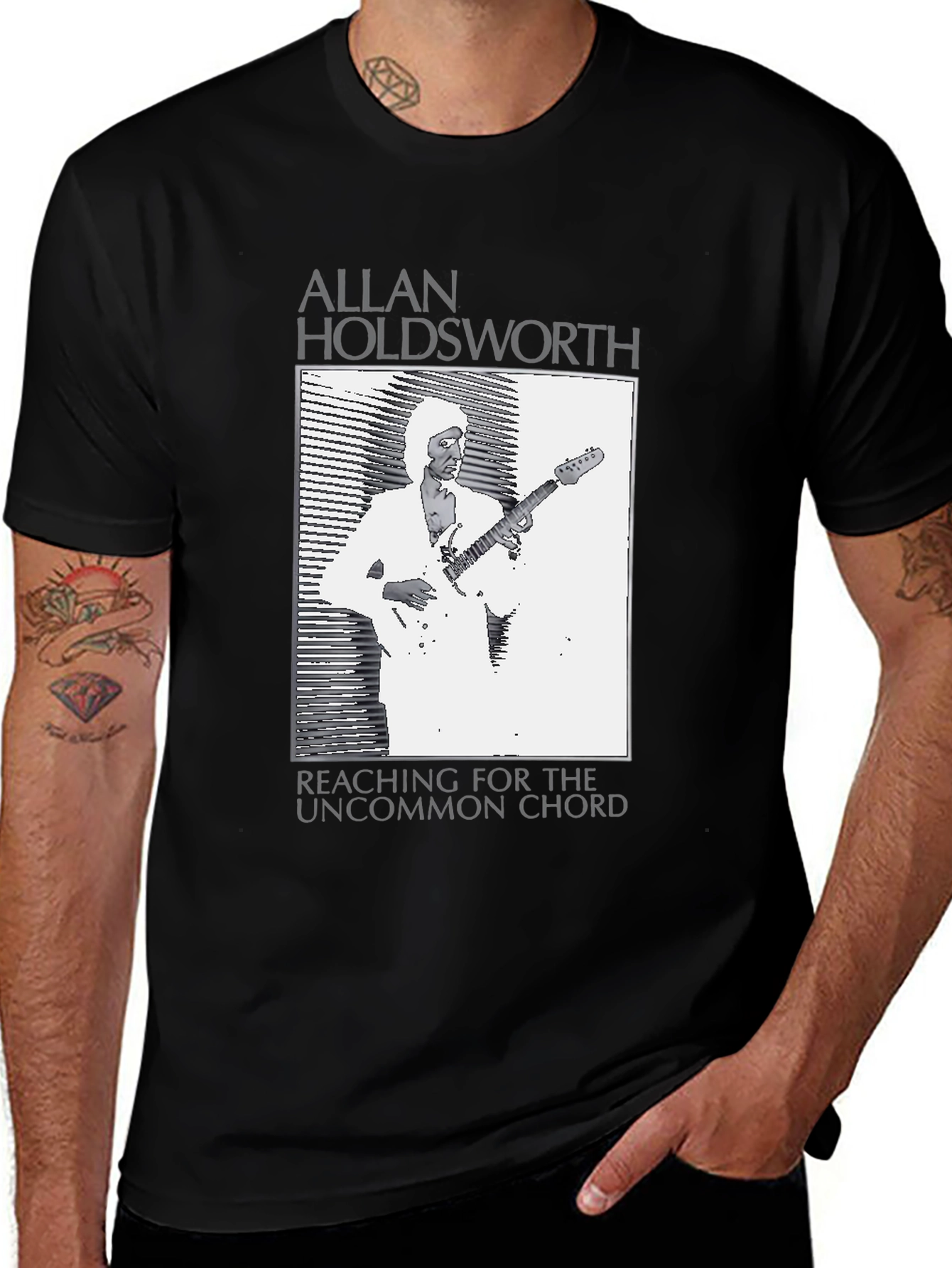 Allan Holdsworth Guitarist Graphic T-Shirt