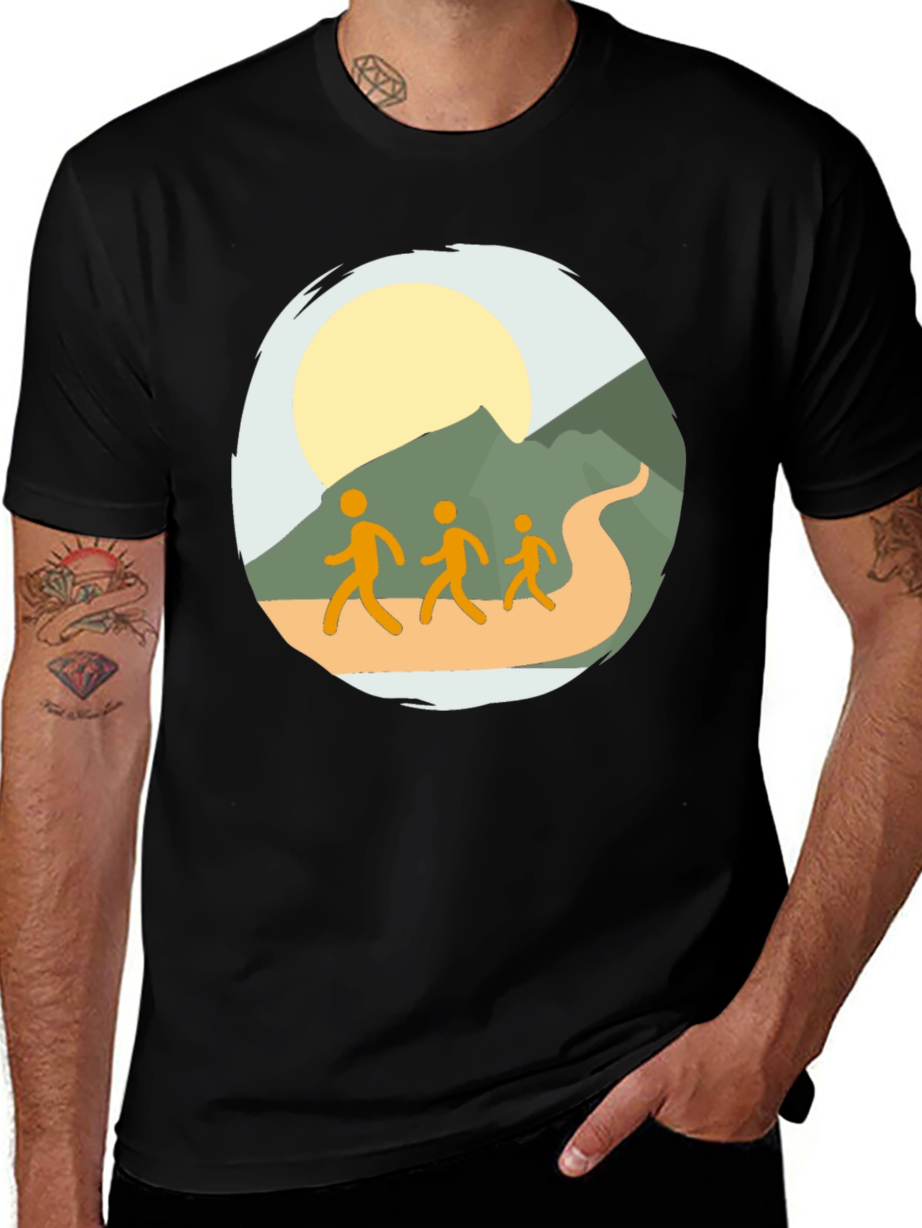 Variant 21 of Family Hiking Adventure T-Shirt