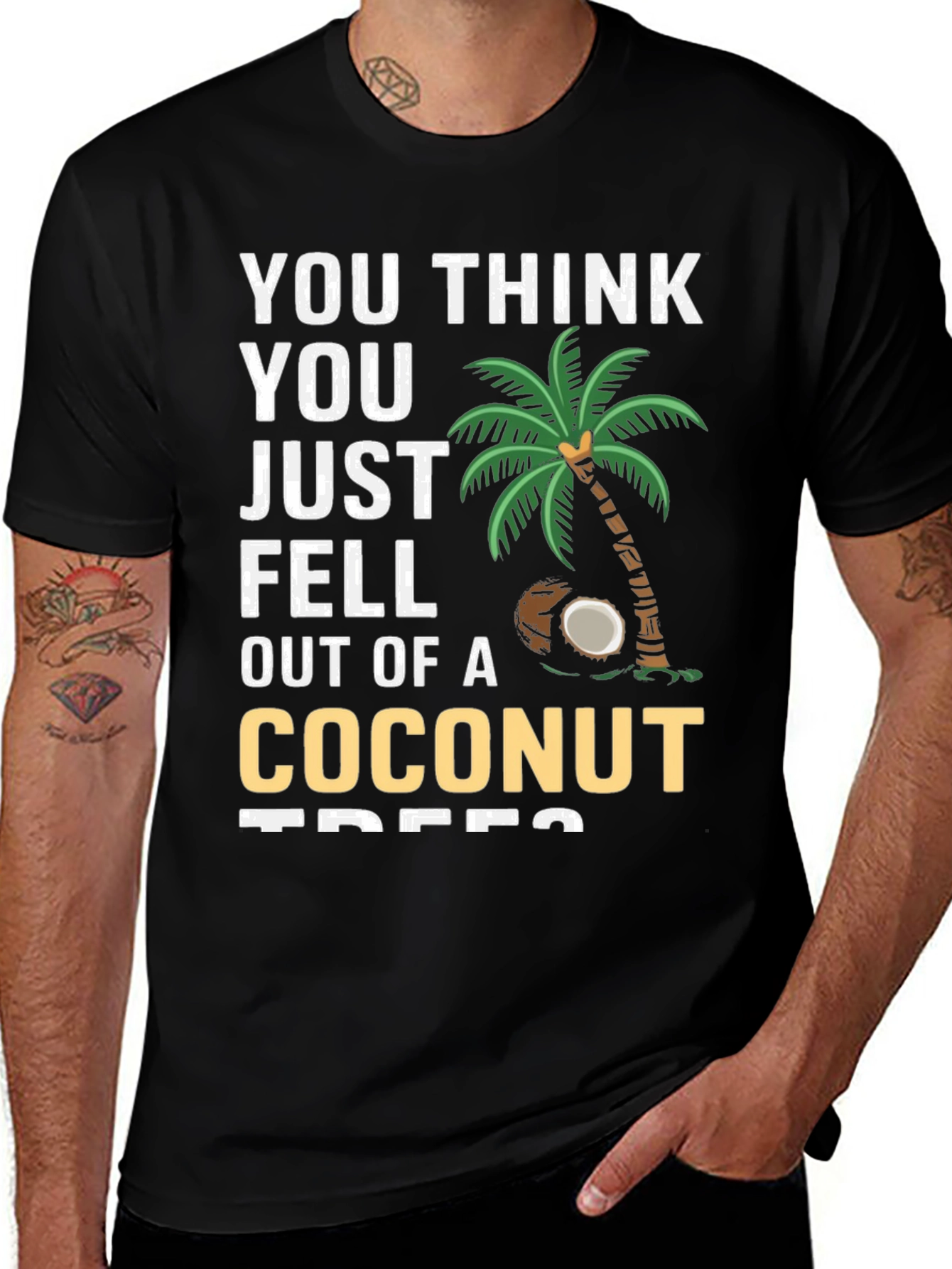 Variant 8 of Coconut Trees Graphic T-Shirt