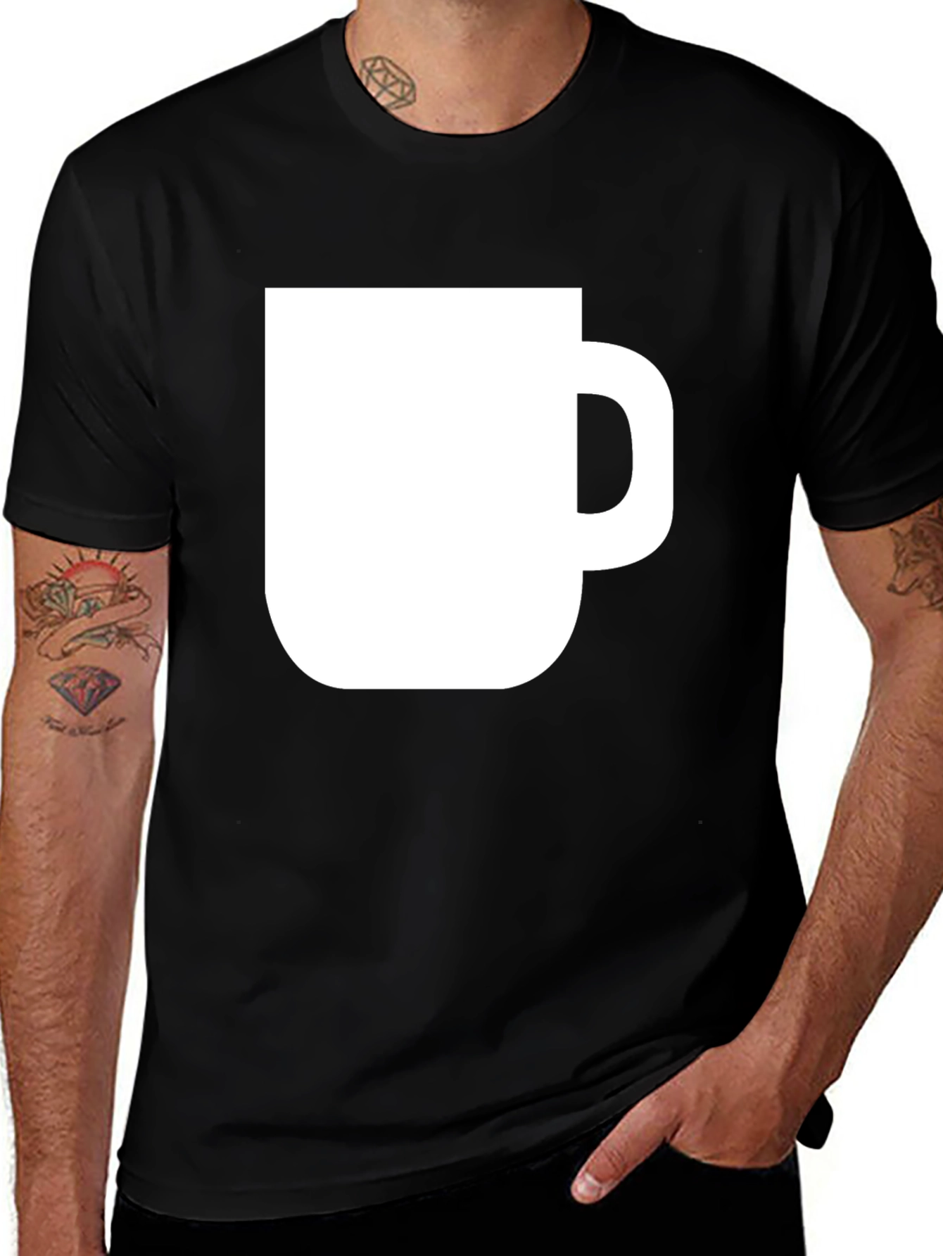 Variant 11 of Coffee Mug Graphic Tee - Soft Cotton Blend T-Shirt