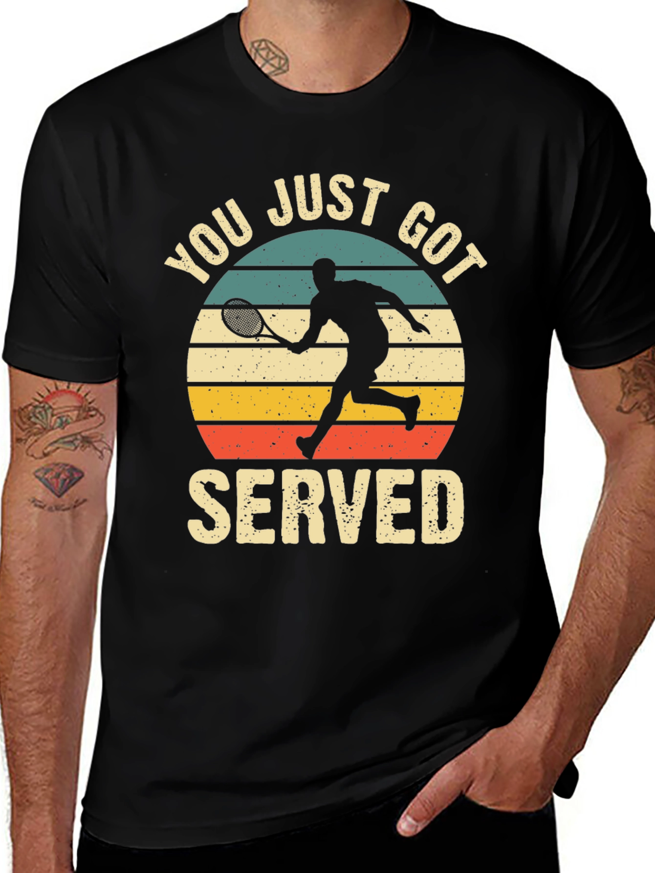 Variant 25 of You Just Got Served Tennis T-Shirt