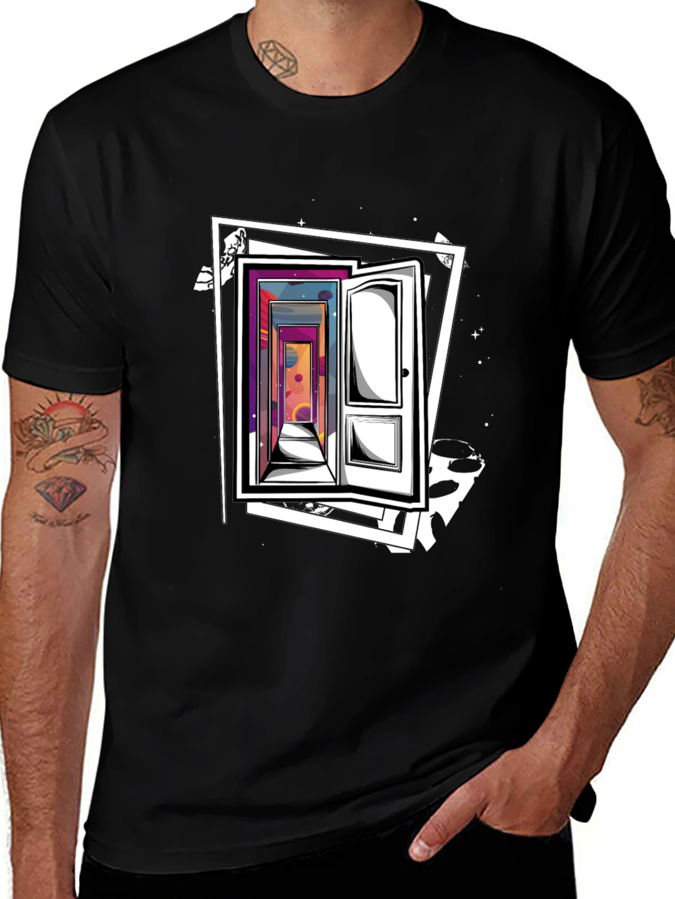 Variant 4 of Doorway to Another World Graphic Tee