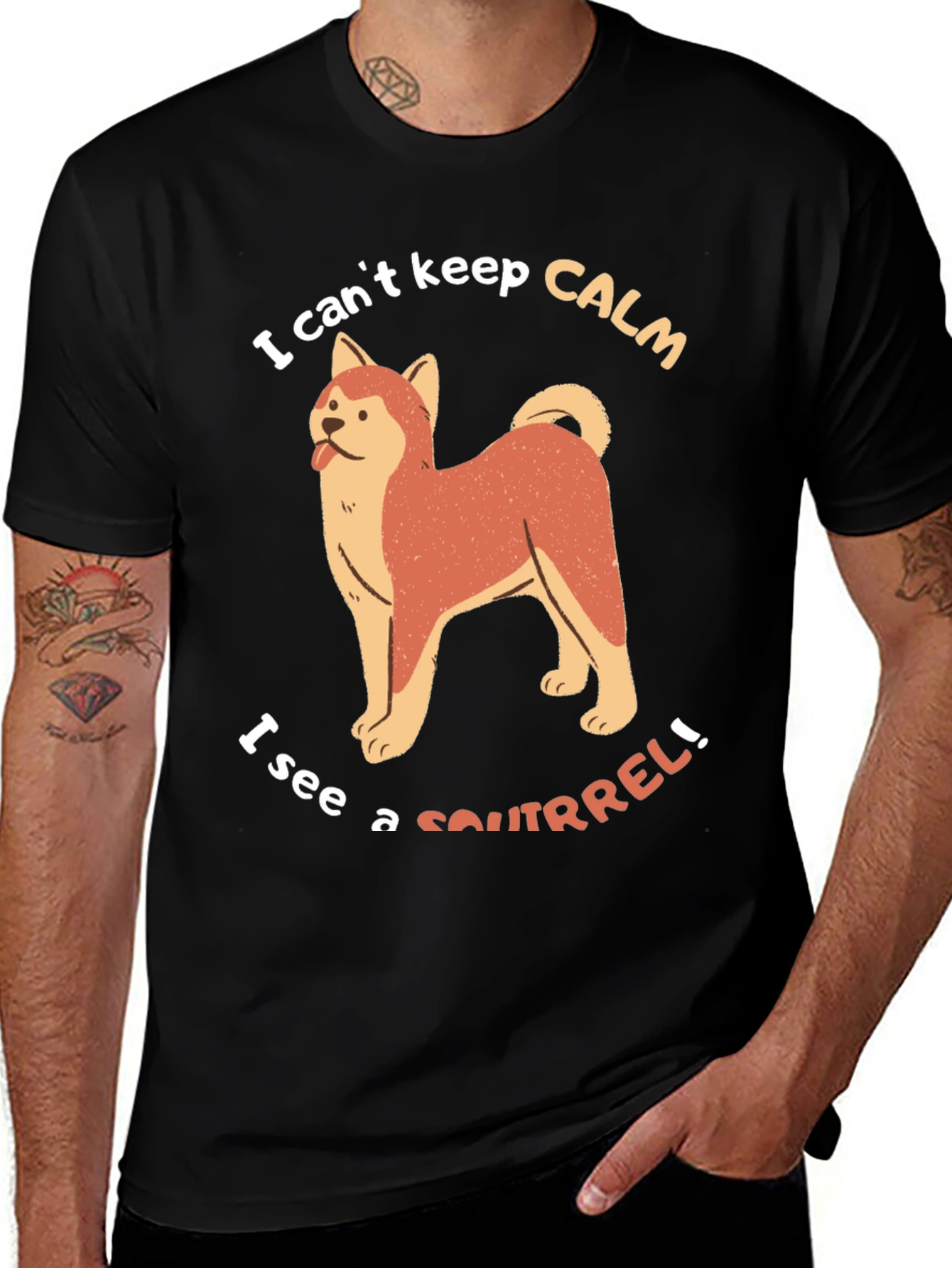 Variant 10 of Funny Dog Lover T-Shirt - I Can't Keep Calm