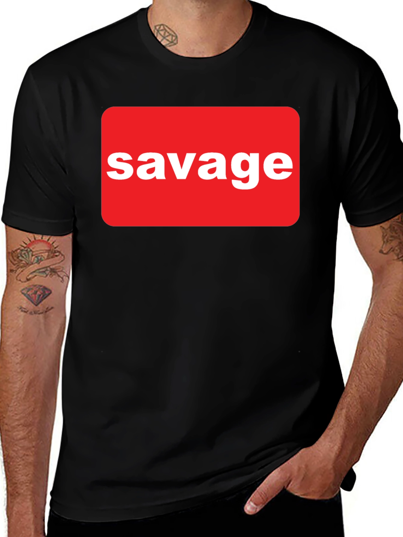 Variant 26 of Savage Graphic T-Shirt - Bold Statement Tee