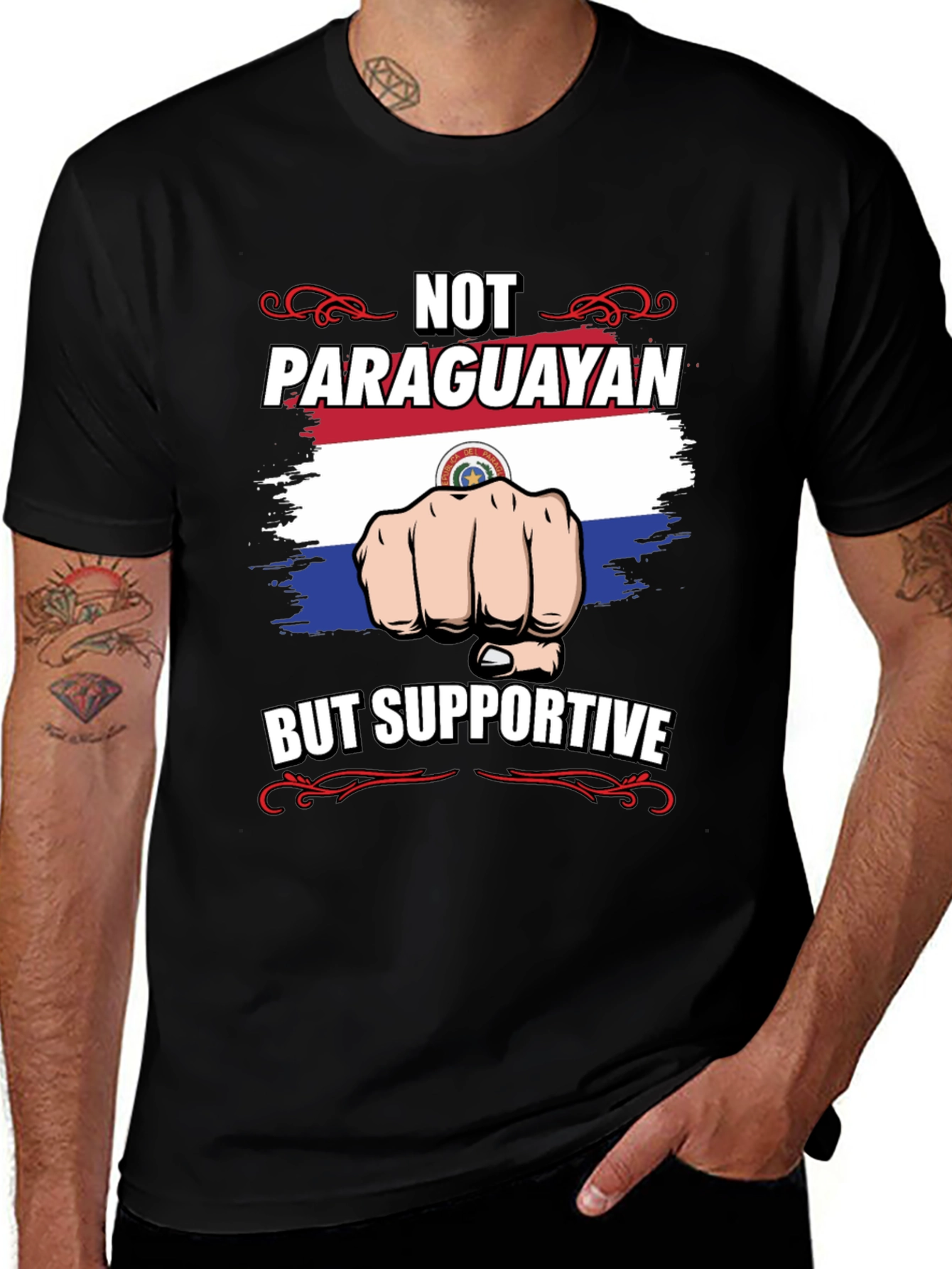 Not Paraguayan But Supportive Tee
