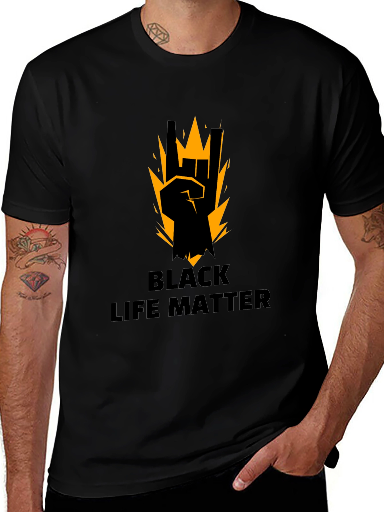 Variant 14 of Black Lives Matter Graphic Tee - Men's