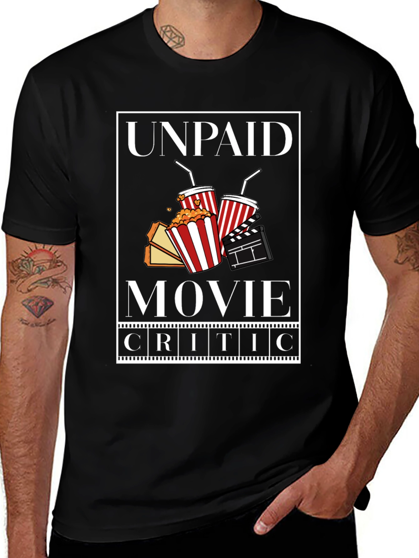 Unpaid Movie Critic Graphic Tee