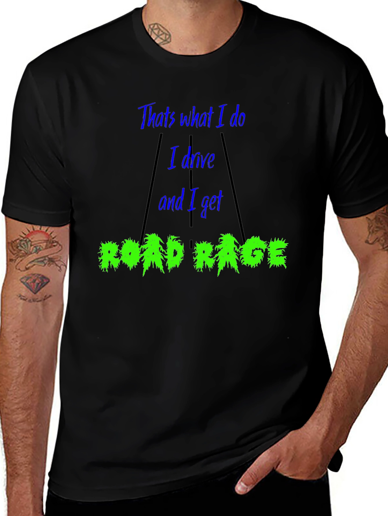 Variant 27 of Road Rage T-Shirt