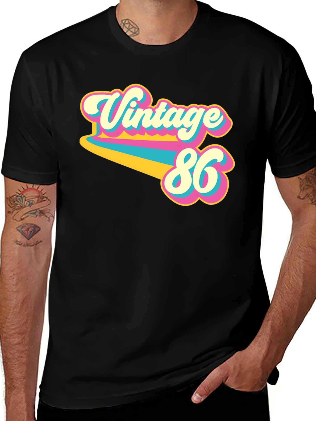 Variant 11 of Vintage 86 Graphic T-Shirt