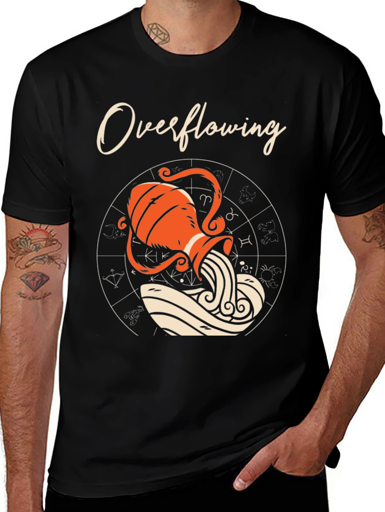 Overflowing Aquarius Graphic Tee