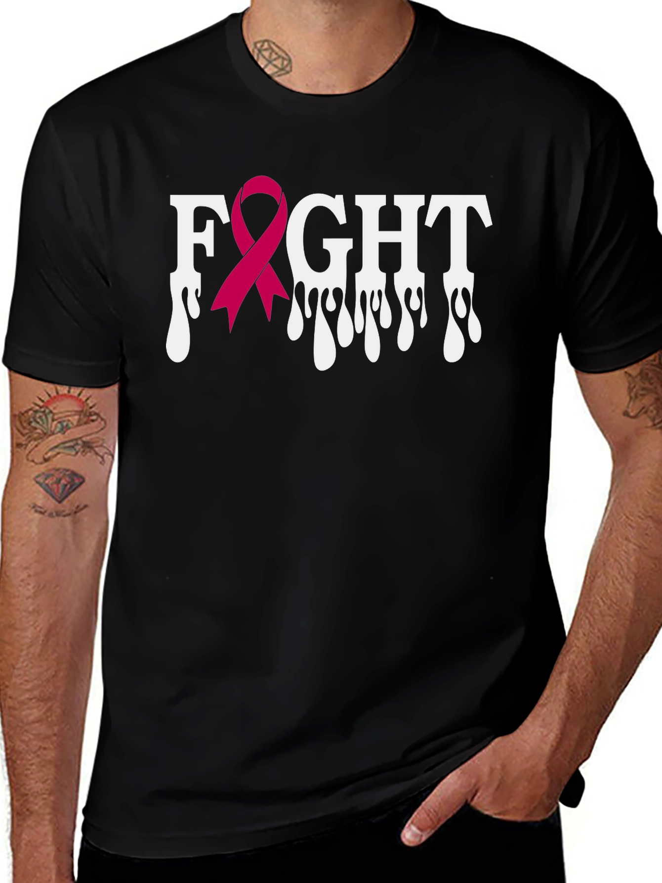 Variant 12 of Fight Breast Cancer Awareness Tee