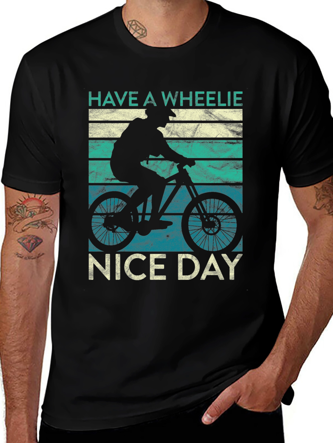 Have a Wheelie Nice Day T-Shirt, Biker Tee